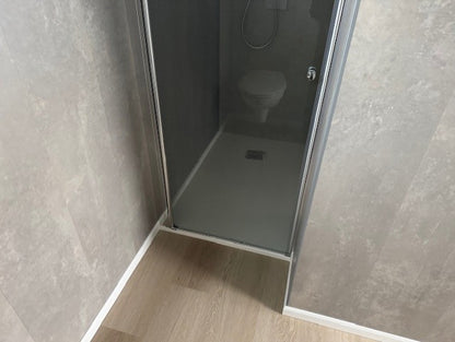 Wartungsfreies Chalet/Pflegeheim 12,00 x 4,00 Meter – 2 Schlafzimmer.