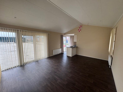 **TOP chalet 12.00 x 4.60 2 slaapkamers spiegelbeeld VERKOCHT**