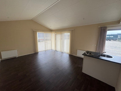 **TOP chalet 12.00 x 4.60 2 slaapkamers spiegelbeeld VERKOCHT**